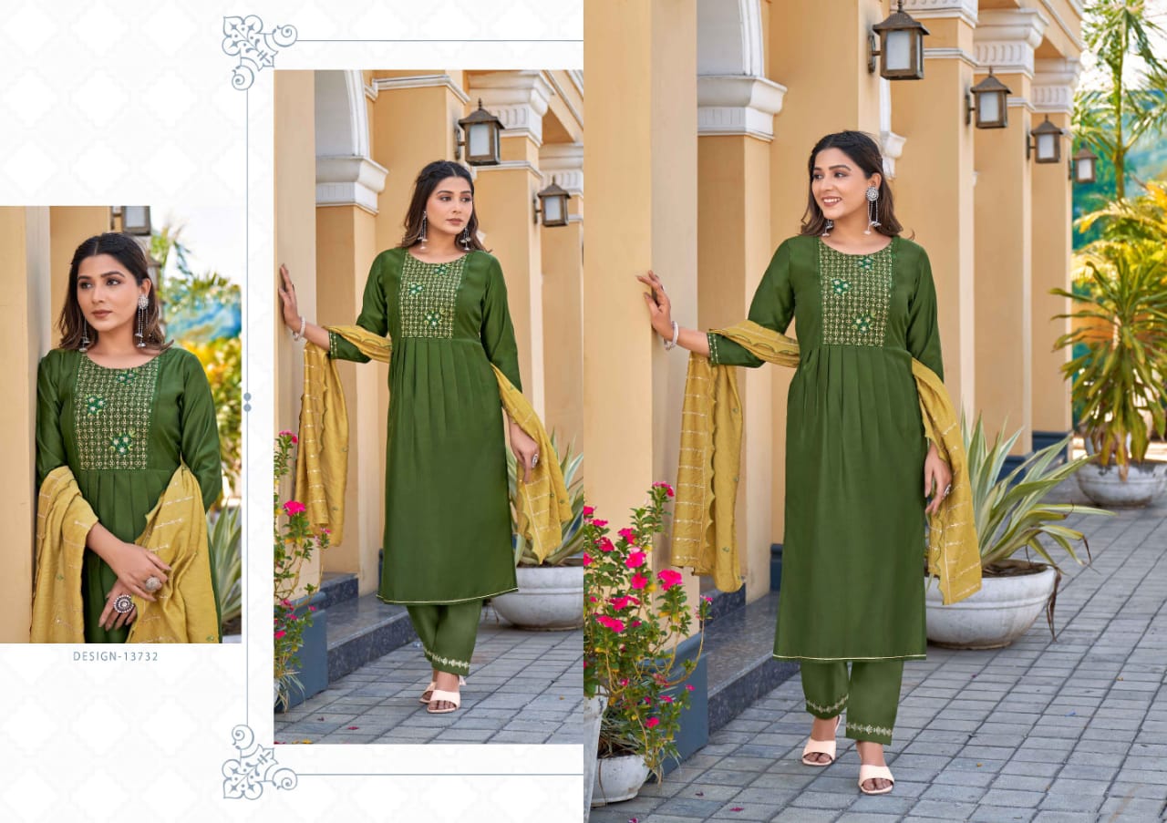 Kalaroop Nirupa  by kessi Redymade Salwar Suit Catalog